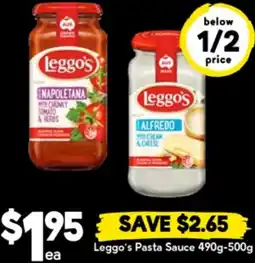 Drakes Leggo's Pasta Sauce offer