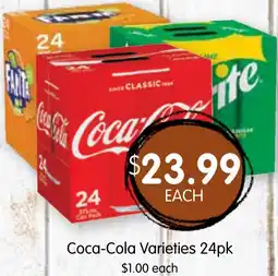 Spudshed Coca-Cola Varieties offer