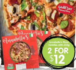 Spudshed Annabella's Pizza Varieties offer