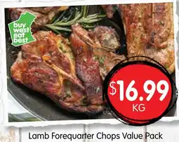 Spudshed Lamb Forequarter Chops offer