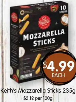 Spudshed Keith's Mozzarella Sticks offer