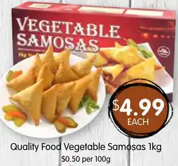 Spudshed Quality Food Vegetable Samosas offer