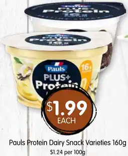 Spudshed Pauls Protein Dairy Snack Varieties offer