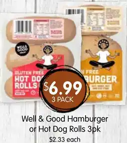 Spudshed Well & Good Hamburger or Hot Dog Rolls offer