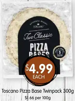 Spudshed Toscano Pizza Base Twinpack offer