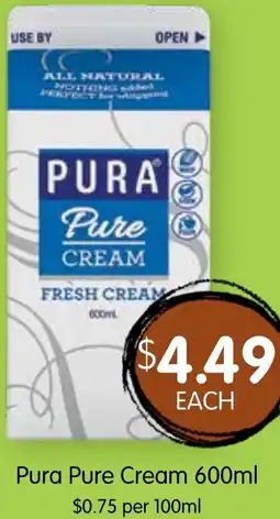 Spudshed Pura Pure Cream offer