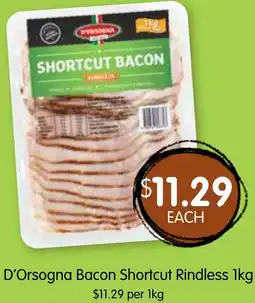 Spudshed D'Orsogna Bacon Shortcut Rindless offer