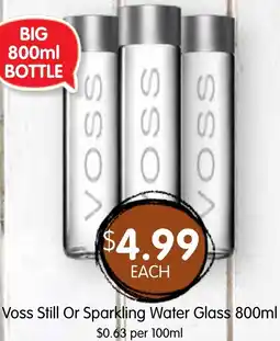 Spudshed Voss Still Or Sparkling Water Glass offer