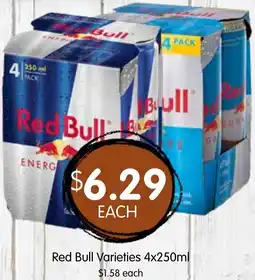 Spudshed Red Bull Varieties offer