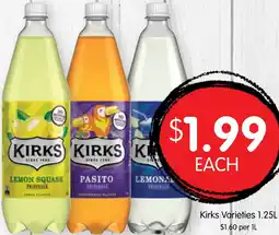 Spudshed Kirks Varieties offer