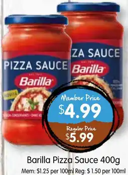 Spudshed Barilla Pizza Sauce offer