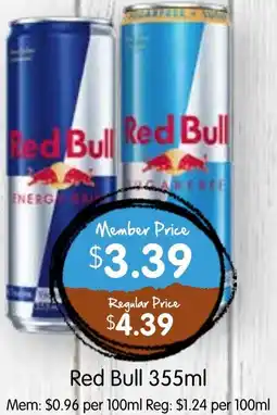 Spudshed Red Bull offer