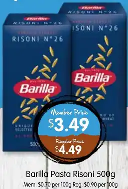 Spudshed Barilla Pasta Risoni offer