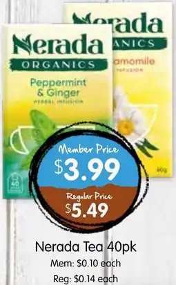 Spudshed Nerada Tea offer