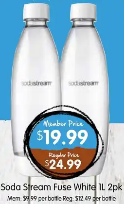Spudshed Soda Stream Fuse White offer