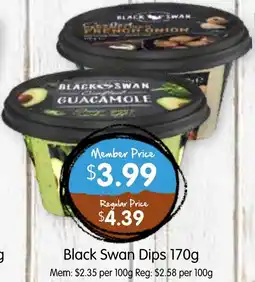 Spudshed Black Swan Dips offer