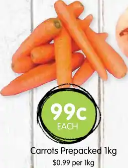 Spudshed Carrots Prepacked offer