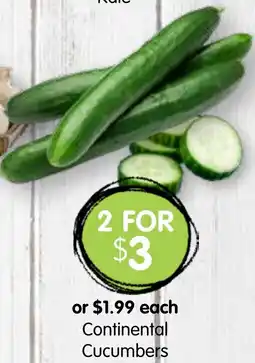 Spudshed Continental Cucumbers offer
