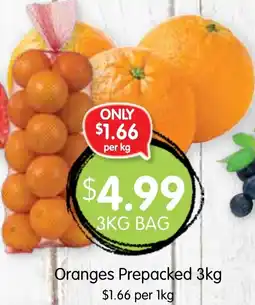 Spudshed Oranges Prepacked offer