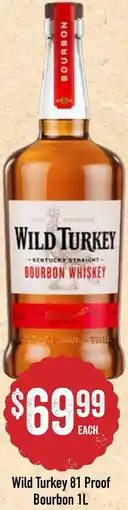 Spudshed Wild Turkey 81 Proof Bourbon offer