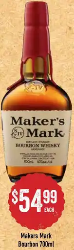 Spudshed Makers Mark Bourbon offer