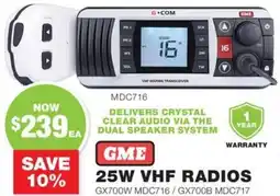 Road Tech Marine Vhf radios offer
