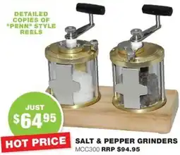 Road Tech Marine Salt & pepper grinders offer
