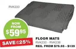 Road Tech Marine Floor mats offer