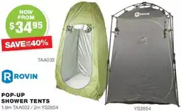 Road Tech Marine R ROVIN Pop-up shower tents offer