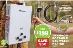 Road Tech Marine Athanor portable gas water heater offer