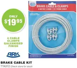 Road Tech Marine Brake cable kit offer