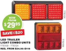 Road Tech Marine Led trailer light combo units offer