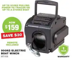 Road Tech Marine Electric boat winch mti offer