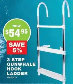 Road Tech Marine 3 step gunwhale hook ladder offer