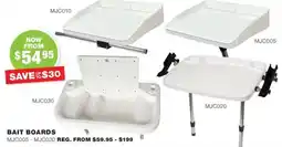 Road Tech Marine Bait boards offer