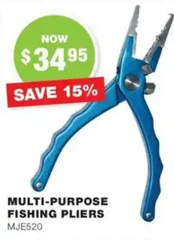 Road Tech Marine Multi-purpose fishing pliers offer