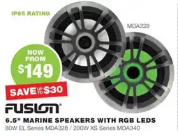 Road Tech Marine Marine speakers with rgb leds offer