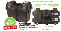 Road Tech Marine Battery box with power accessories offer