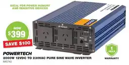 Road Tech Marine 2000w 12vdc to 230vac pure sine wave inverter offer