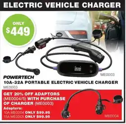 Road Tech Marine Portable electric vehicle charger offer