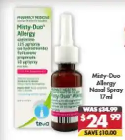Pharmacy4Less Misty-Duo Allergy Nasal Spray offer