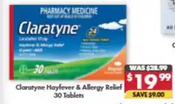 Pharmacy4Less Claratyne Hayfever & Allergy Relief offer