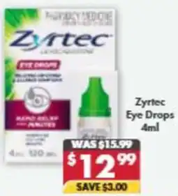 Pharmacy4Less Zyrtec Eye Drops offer