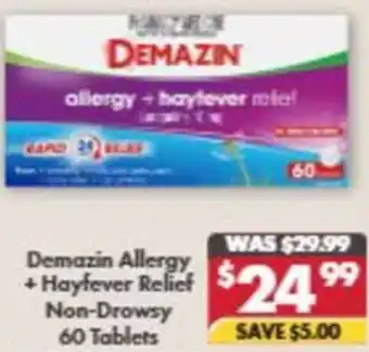 Pharmacy4Less Demazin Allergy +Hayfever Relief offer