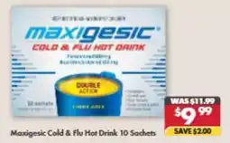 Pharmacy4Less Maxigesic Cold & Flu Hot Drink offer