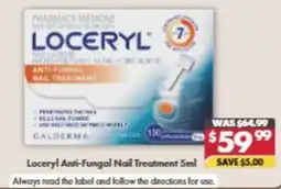 Pharmacy4Less Loceryl Anti-Fungal Nail Treatment offer