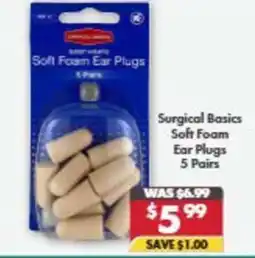 Pharmacy4Less Surgical Basics Soft Foam Ear Plugs offer