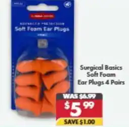 Pharmacy4Less Surgical Basics Soft Foam Ear Plugs offer