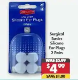 Pharmacy4Less Surgical Basics Silicone Ear Plugs offer
