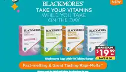 Pharmacy4Less Blackmores Rapi-Melt offer